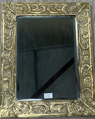 Lot 398 - ARTS & CRAFTS STYLE WALL MIRROR