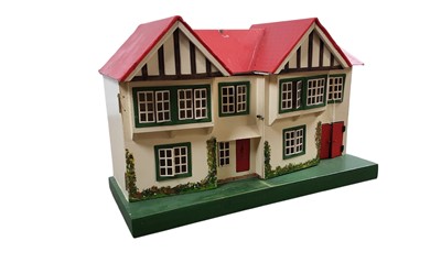 Lot 547 - TWO VINTAGE DOLLS HOUSES