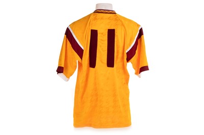 Lot 1751 - DAVIE COOPER (1956 - 1995), MOTHERWELL FOOTBALL CLUB JERSEY