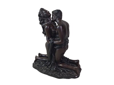 Lot 564 - POETRY OF LOVE RESIN SCULPTURE