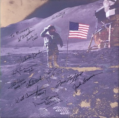 Lot 333 - APOLLO INTEREST: GICLEE PRINT OF THE MOON LANDING