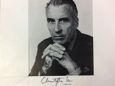 Lot 334 - CHRISTOPHER LEE