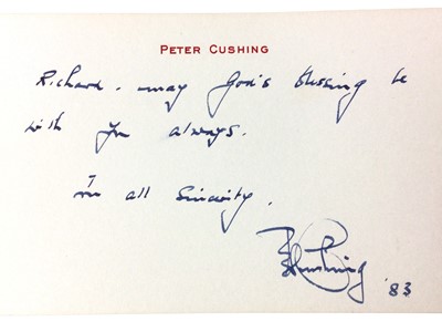 Lot 338 - PETER CUSHING