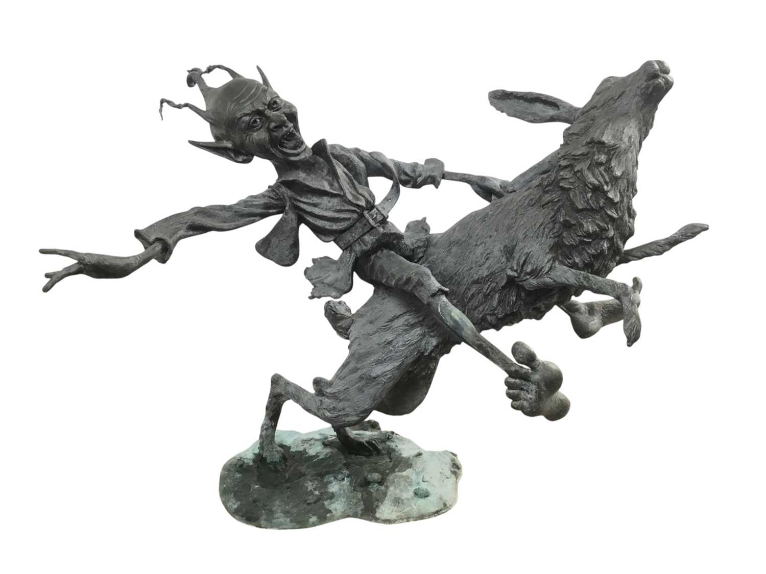 Lot 1336 - BRONZE SCULPTURE