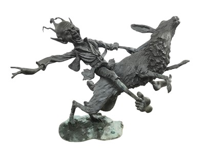 Lot 1336 - BRONZE SCULPTURE