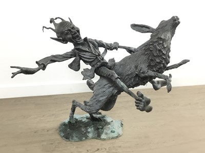 Lot 1336 - BRONZE SCULPTURE