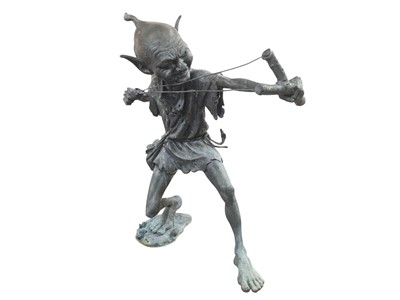 Lot 1346 - BRONZE SCULPTURE