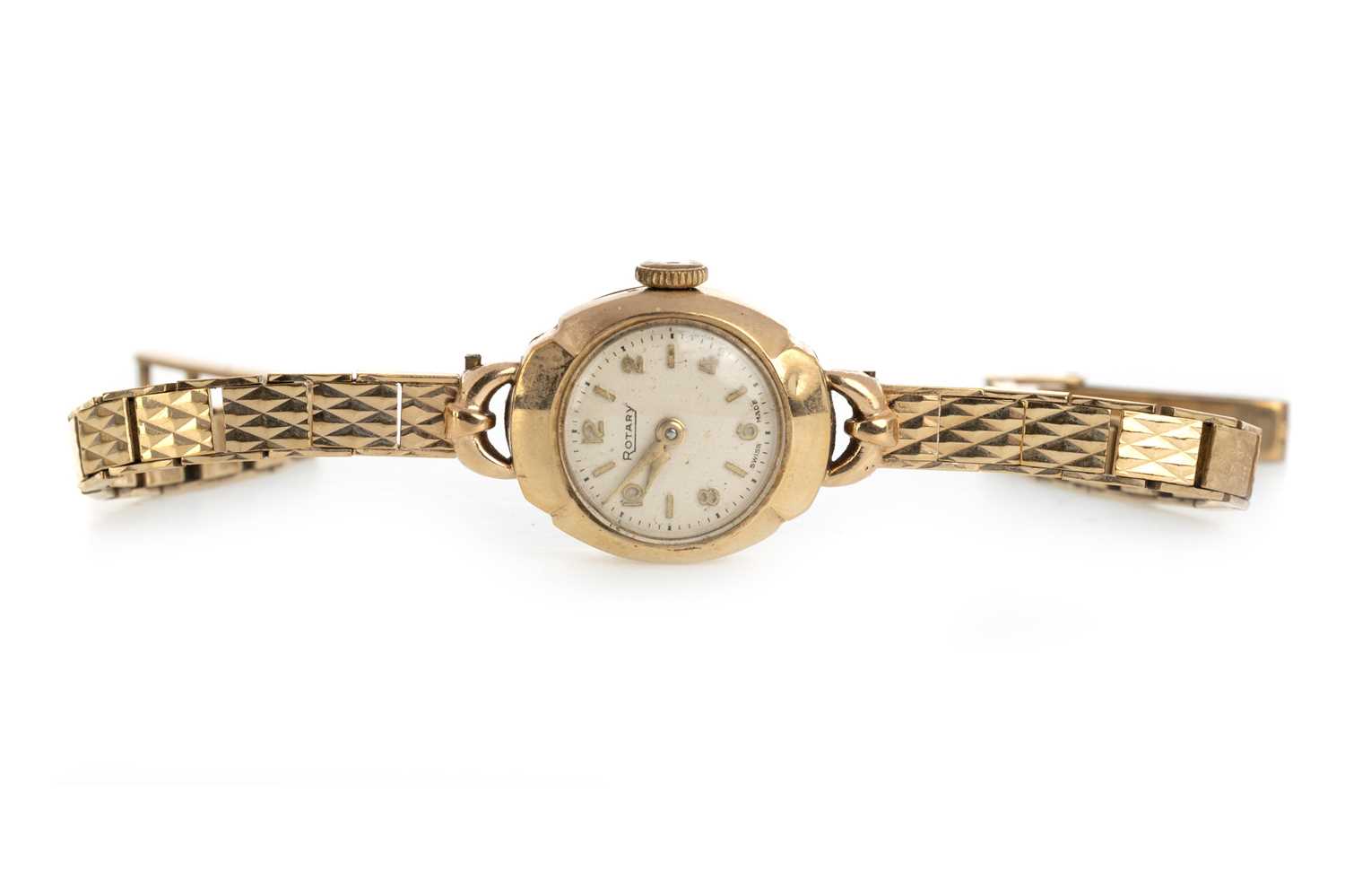 Lot 802 - THREE LADY'S GOLD WRIST WATCHES