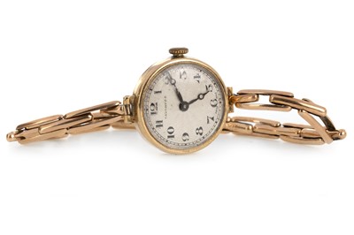 Lot 802 - THREE LADY'S GOLD WRIST WATCHES