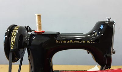 Lot 578 - SINGER MODEL 222K SEWING MACHINE