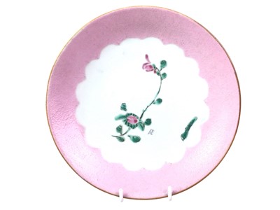 Lot 1 - TWO CHINESE PORCELAIN PLATES