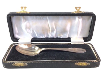 Lot 151 - SET OF SIX SILVER COFFEE SPOONS