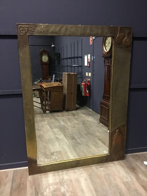 Lot 1334 - PAIR OF ARTS & CRAFTS STYLE MIRRORS