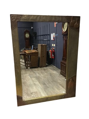 Lot 1334 - PAIR OF ARTS & CRAFTS STYLE MIRRORS