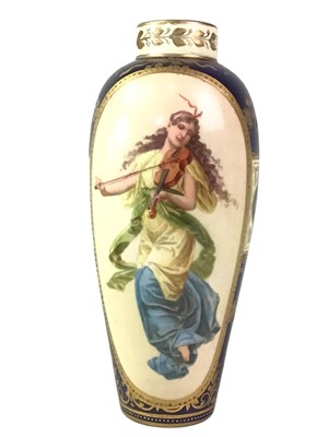 Lot 29 - AUSTRIAN VIENNA STYLE VASE