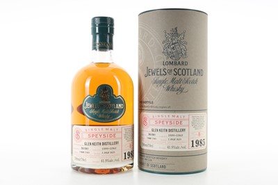 Lot 363 - **GLEN KEITH 1985 30 YEAR OLD LOMBARD JEWELS OF SCOTLAND