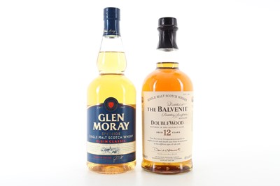 Lot 119 - BALVENIE 12 YEAR OLD DOUBLEWOOD AND GLEN MORAY ELGIN CLASSIC