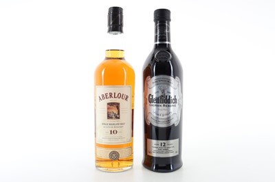 Lot 135 - GLENFIDDICH 12 YEAR OLD CAORAN RESERVE AND ABERLOUR 10 YEAR OLD