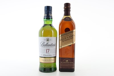 Lot 148 - JOHNNIE WALKER 18 YEAR OLD GOLD LABEL AND BALLANTINE'S 17 YEAR OLD