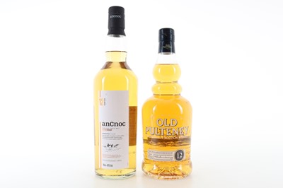 Lot 178 - ANCNOC 12 YEAR OLD AND OLD PULTENEY 12 YEAR OLD