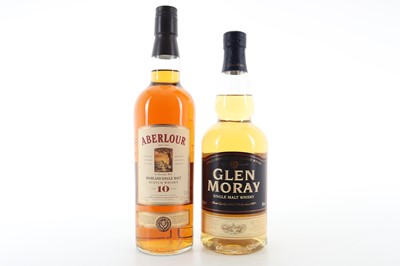 Lot 181 - ABERLOUR 10 YEAR OLD AND GLEN MORAY