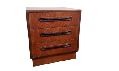 Lot 407 - MID CENTURY TEAK BEDSIDE DRAWERS