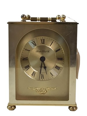 Lot 27 - THREE MANTEL CLOCKS