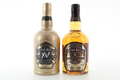Lot 188 - CHIVAS REGAL 15 YEAR OLD AND 12 YEAR OLD