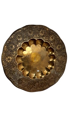 Lot 366 - INDIAN BRASS TABLE TOP