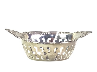 Lot 168 - BIRKS STERLING SILVER PIERCED BASKET