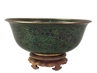 Lot 162 - MODERN CHINESE CLOISONNÉ BOWL