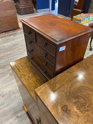 Lot 1337 - PAIR OF VICTORIAN MAHOGANY TABLE TOP CHESTS