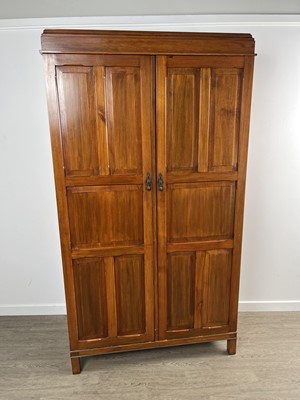 Lot 1338 - LATE VICTORIAN PANELLED WARDROBE