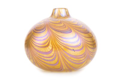 Lot 408 - IRIDESCENT GLASS VASE