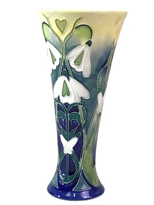 Lot 65 - OLD TUPTON WARE TRUMPET SHAPED VASE