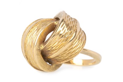 Lot 418 - MID CENTURY SPANISH KNOT DRESS RING