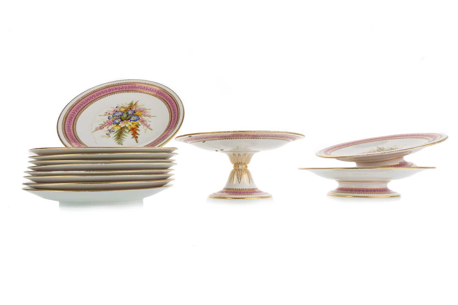 Lot 1339 - ROYAL WORCESTER DESSERT SERVICE