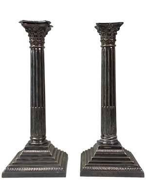 Lot 91 - FOUR BRASS TABLE LAMPS