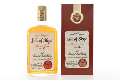 Lot 168 - ISLE OF SKYE 18 YEAR OLD MACLEOD'S PRIVATE STOCK #45 75CL