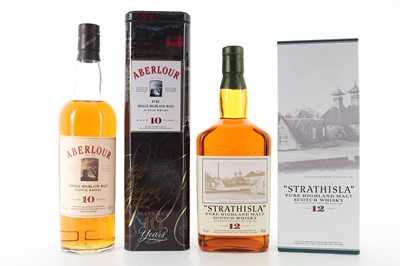 Lot 174 - STRATHISLA 12 YEAR OLD AND ABERLOUR 10 YEAR OLD