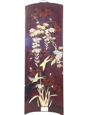 Lot 36 - JAPANESE LACQUERED PANEL