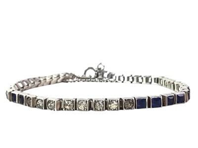 Lot 49 - ART DECO STONE SET BRACELET