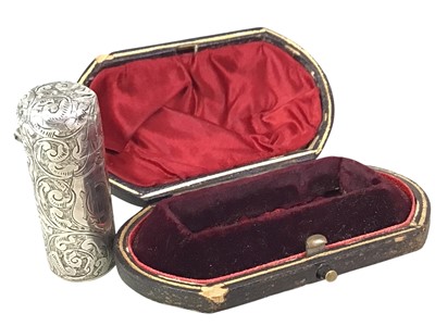 Lot 50 - SILVER PERFUME BOTTLE
