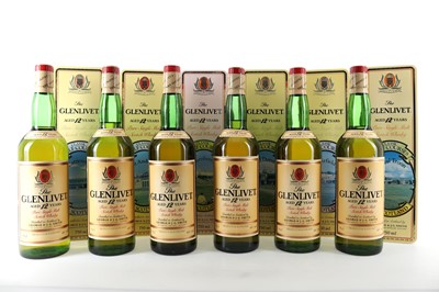 Lot 239 - GLENLIVET 12 YEAR OLD CLASSIC GOLF COURSES OF SCOTLAND FULL SET
