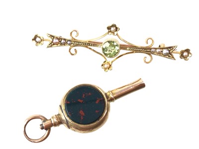 Lot 199 - BAR BROOCH