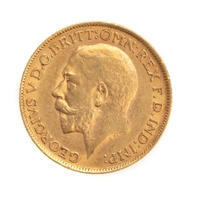Lot 1 - GEORGE V GOLD SOVEREIGN