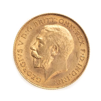 Lot 4 - GEORGE V GOLD HALF SOVEREIGN
