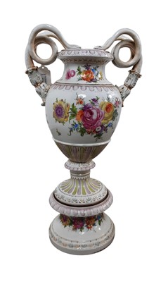 Lot 113 - MEISSEN SCHLANGEN VASE
