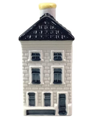 Lot 206 - NINE KLM DELFT HOUSE DECANTERS