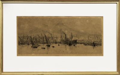Lot 860 - WILLIAM LIONEL WYLLIE RA RE (BRITISH 1851 - 1931)